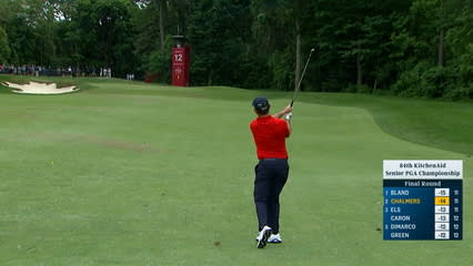 Greg Chalmers dials in approach to set up birdie at KitchenAid Senior PGA