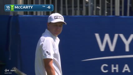 Matt McCarty reaches par-5 No. 15 in two, makes birdie at Wyndham