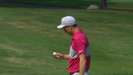 Ross Fisher's superb tee shot leads to birdie at Bridgestone