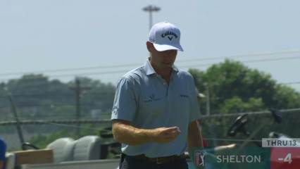 Robby Shelton drains 22-footer for birdie at Charles Schwab