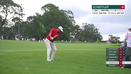 Scottie Scheffler reaches par-5 No. 6 in two, makes birdie at TOUR Championship