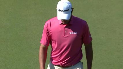 Shawn Stefani sinks 27-footer for birdie at Valspar