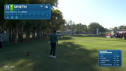 Jordan Spieth makes birdie on No. 13 at Valspar