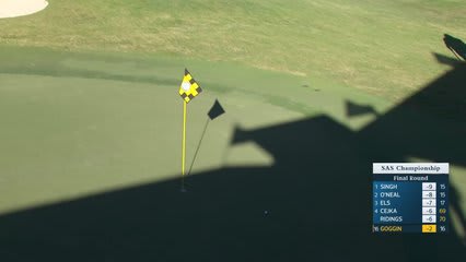 Mathew Goggin makes birdie on No. 17 at SAS Championship