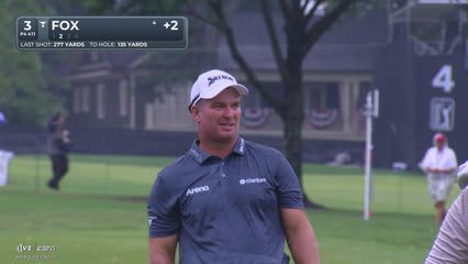 Ryan Fox holes 135-yard approach for eagle on No. 3 at TOUR Championship
