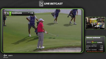 Brian Harman makes 6-foot putt for birdie on No. 14 at Truist Championship