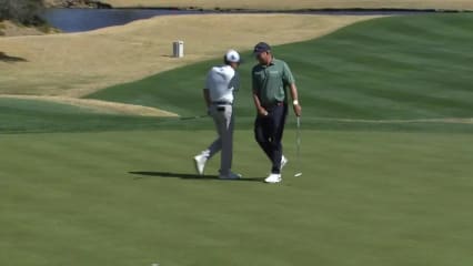 Dicky Pride makes birdie on No. 9 at Cologuard