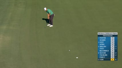 Wilson Furr sinks a 20-foot eagle putt at Shriners Children's Open
