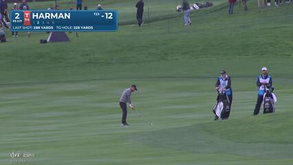 Brian Harman hits 231-yard approach to 9 feet, sets up eagle on No. 2 at AT&T Pebble Beach