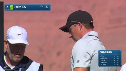Ben James makes birdie on No. 3 at Bank of Utah