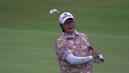 Seonghyeon Kim makes birdie on No. 14 at BMW Charity Pro-Am