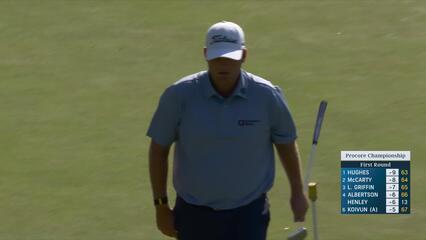 Braden Thornberry sinks 14-foot birdie putt on No. 16 at Procore