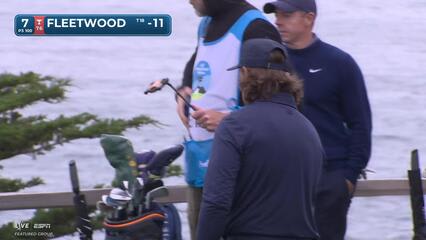 Tommy Fleetwood hits 102-yard tee shot to 6 feet, sets up birdie