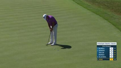 Scott Hend makes birdie on No. 15 at Principal Charity Classic