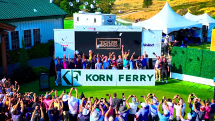 Scenes ahead of dramatic Sunday conclusion at Korn Ferry Tour Championship