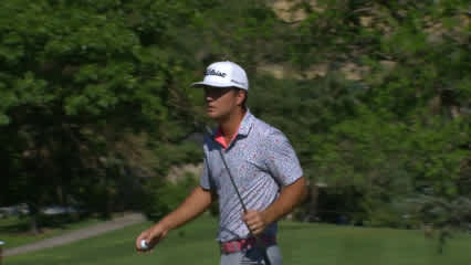 Andrew Kozan's approach leads to birdie at Utah Championship