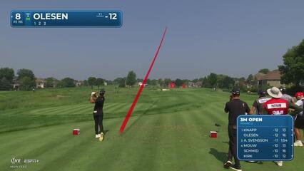 Thorbjørn Olesen makes birdie on No. 8 at 3M Open