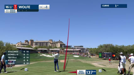 Jared Wolfe's tee shot sets up birdie at Valero