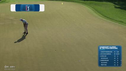 Lanto Griffin sinks 30-foot birdie putt on No. 7 at Cognizant Classic