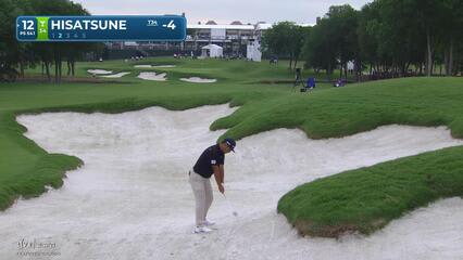 Ryo Hisatsune gets up-and-down from 93 yards for birdie at CJ CUP