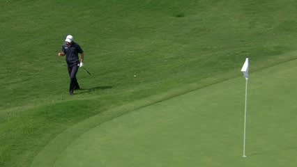 John Senden’s textbook chip in birdie on No. 15 at AT&T Byron Nelson