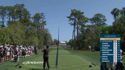 Xander Schauffele keeps second-round momentum going with 38-foot birdie putt at THE PLAYERS
