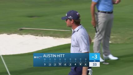 Austin Hitt makes birdie on No. 18 at Great Abaco Classic