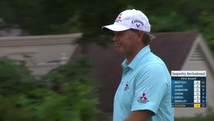 Retief Goosen makes birdie on No. 12 at Insperity Invitational
