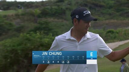 Jin Chung is dialed in with another birdie at The Bahamas Great Abaco Classic
