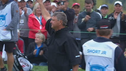 Wes Short's incredible bounce off the rocks at Shaw Charity Classic