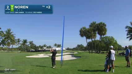 Alex Noren's 167-yard approach sets up birdie on No. 2 at Cadillac