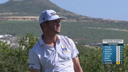 Michael Brennan makes birdie on No. 9 at World Wide Technology