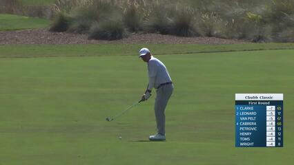 Dicky Pride makes birdie on No. 14 at Chubb Classic