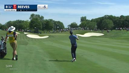 Seth Reeves makes birdie on No. 8 at John Deere