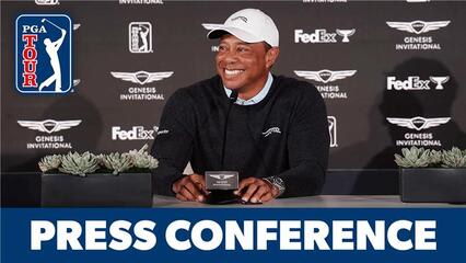 Tiger Woods addresses media at The Genesis Invitational