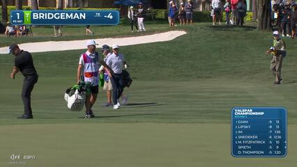 Jacob Bridgeman sinks 10-foot birdie putt on No. 1 at Valspar
