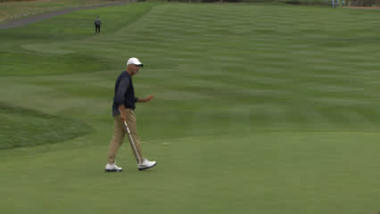 Rocco Mediate holes birdie putt at PURE Insurance