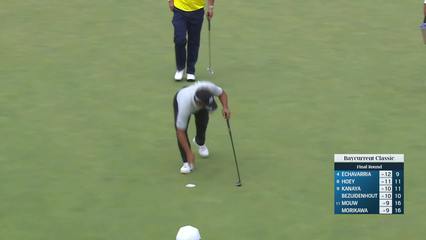Kazuki Higa makes birdie on No. 13 at Baycurrent