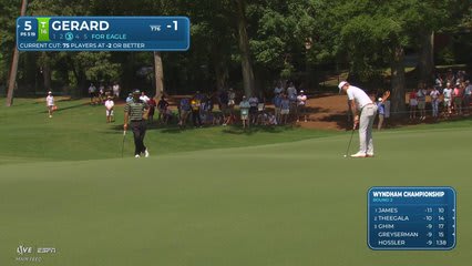 Ryan Gerard reaches par-5 No. 5 in two, makes birdie at Wyndham