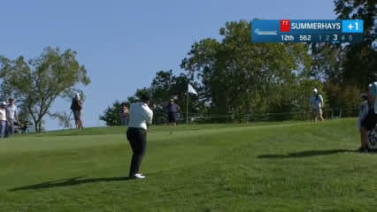 Daniel Summerhays uses nice chip to yield birdie at Nationwide Children's