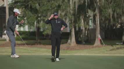 Alistair Docherty drops in final-hole birdie for 66