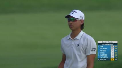 Min Woo Lee makes birdie on No. 17 at Rocket Classic