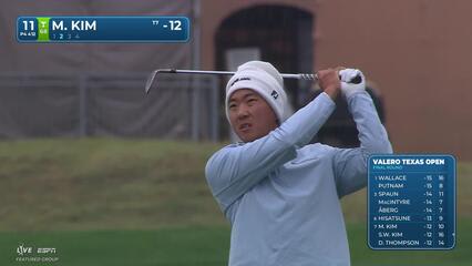 Michael Kim hits 137-yard approach to 18 feet, sets up birdie on No. 11 at Valero