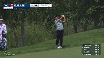 K.H. Lee hits beautiful approach to set up birdie at 3M Open