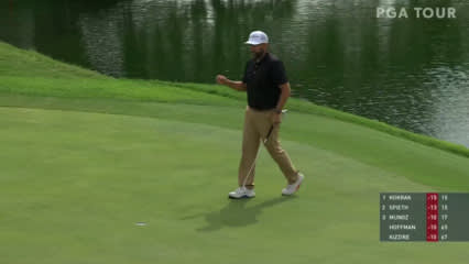 Erik Compton's nice approach sets up birdie at Charles Schwab