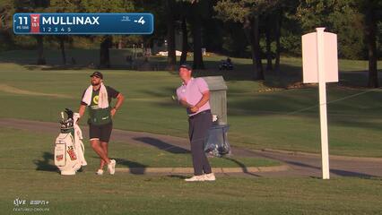 Trey Mullinax's chip burns the cup, sets up birdie at Sanderson Farms