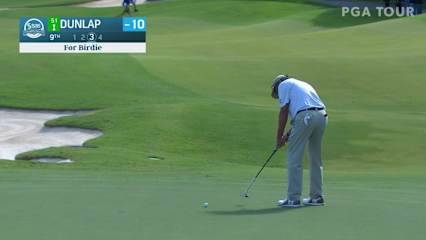 Scott Dunlap makes birdie on No. 9 at SAS Championship