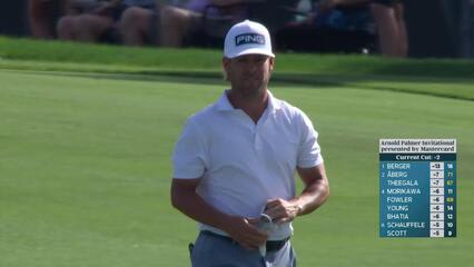 Taylor Moore hits 143-yard approach to 19 feet, sets up birdie on No. 18 at Arnold Palmer