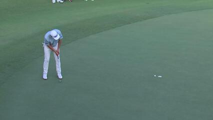 Sam Stevens hits 173-yard approach to 9 feet, sets up birdie on No. 18 at Sanderson Farms