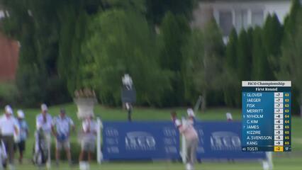 Alejandro Tosti hits tee shot to 6 feet, sets up birdie on No. 9 at ISCO Championship
